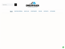 Tablet Screenshot of carolinablock.com.mx